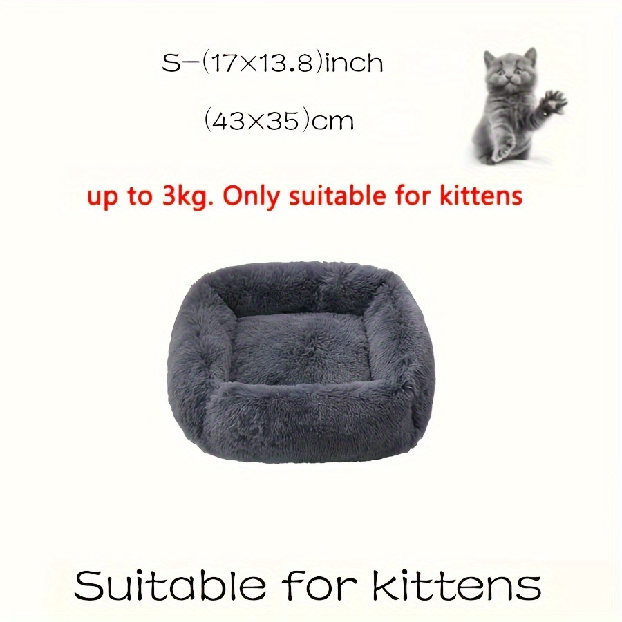 MODO Marshmallow Haustierbett Rund – Flauschig, Selbstwärmend, Für Katzen & Hunde, 50 Cm Braun