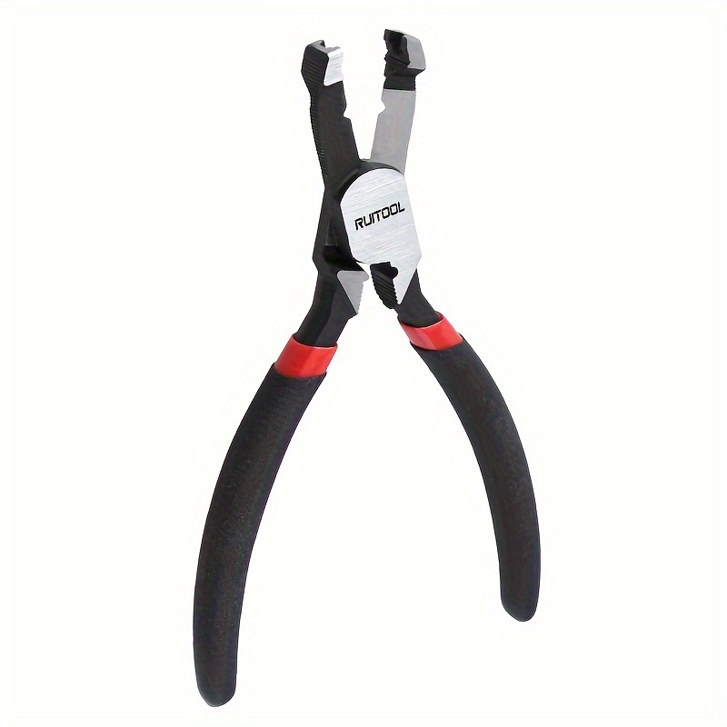 Image of Screw Remover Pliers High Carbon Steel Extraction Pliers Unique Non-slip Combination Pliers With Glue Coated Handle For Damaged Rusted Fasteners Quickly Removal