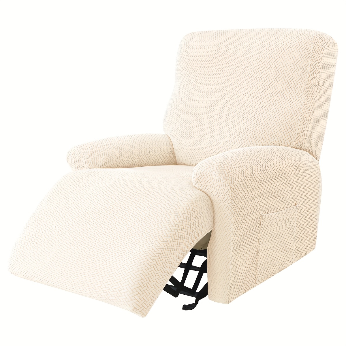 TEMU 4/8pcs T-type Jacquard Lounge Chair Cover For 1/2/3-seater Lounge Sofa