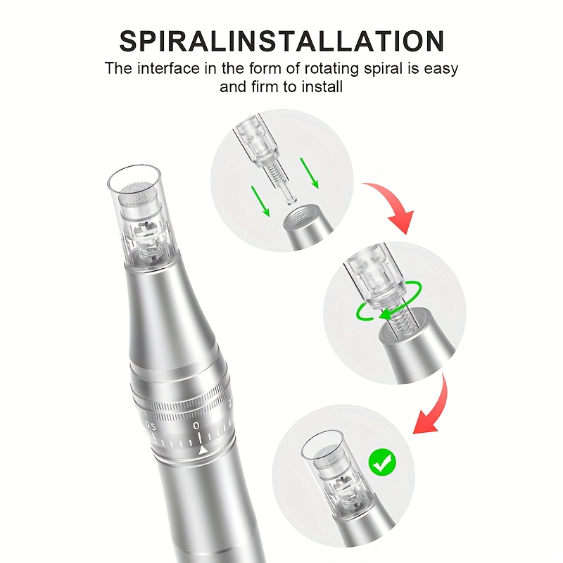 5-Speed Adjustable Derma Pen with 10 Replacement Tips