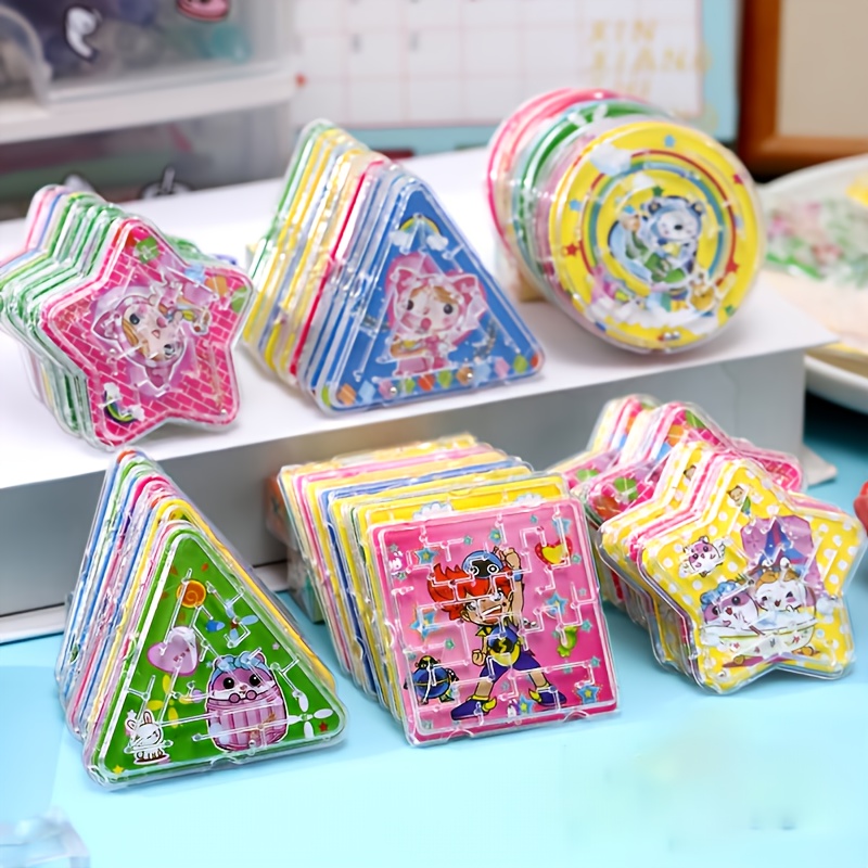 20pcs cartoon animal rolling ball maze game toy   kids party favors fidget toys bulk treasure box toys for classroom party favors for kids pinata stuffers kids toys for girls boys goodie bags stuffers for kids kids birthday gifts
