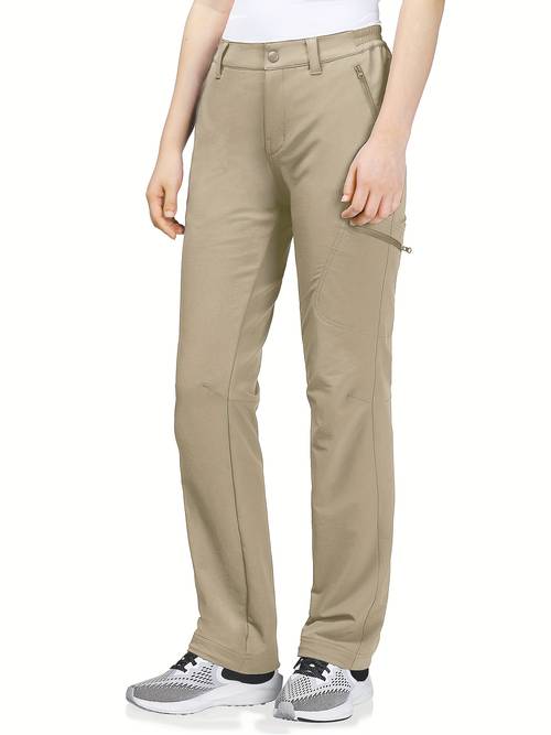 33 000ft womens high waisted cargo pants quick dry stretchy roll for hiking camping golf fishing maroon with side zipper pull