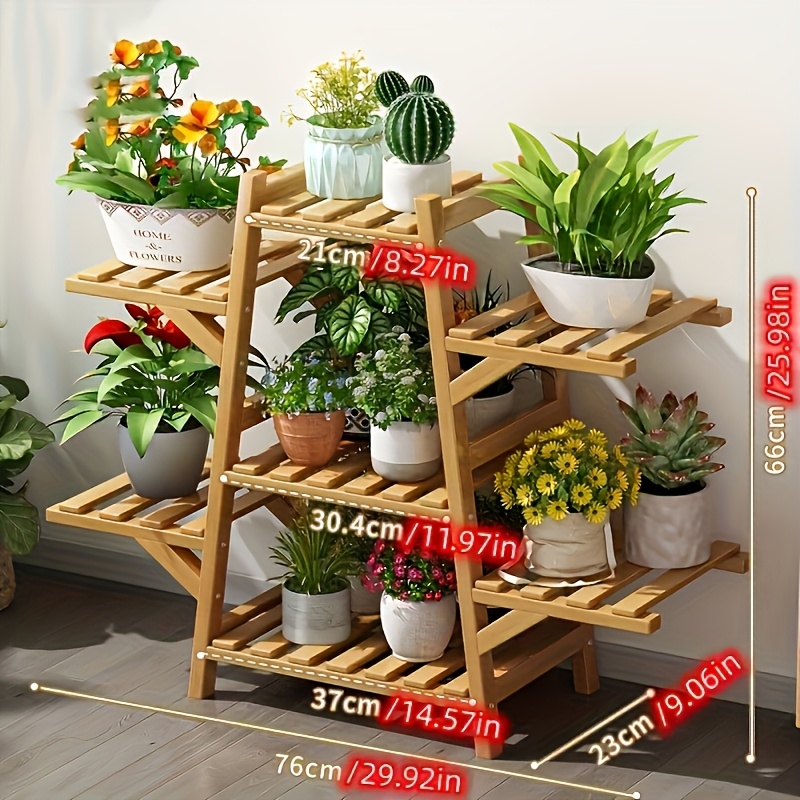 A Modern Indoor Plant Stand For Succulents And Climbing Vines, Rooms, Providing Storage For Flower Pots
