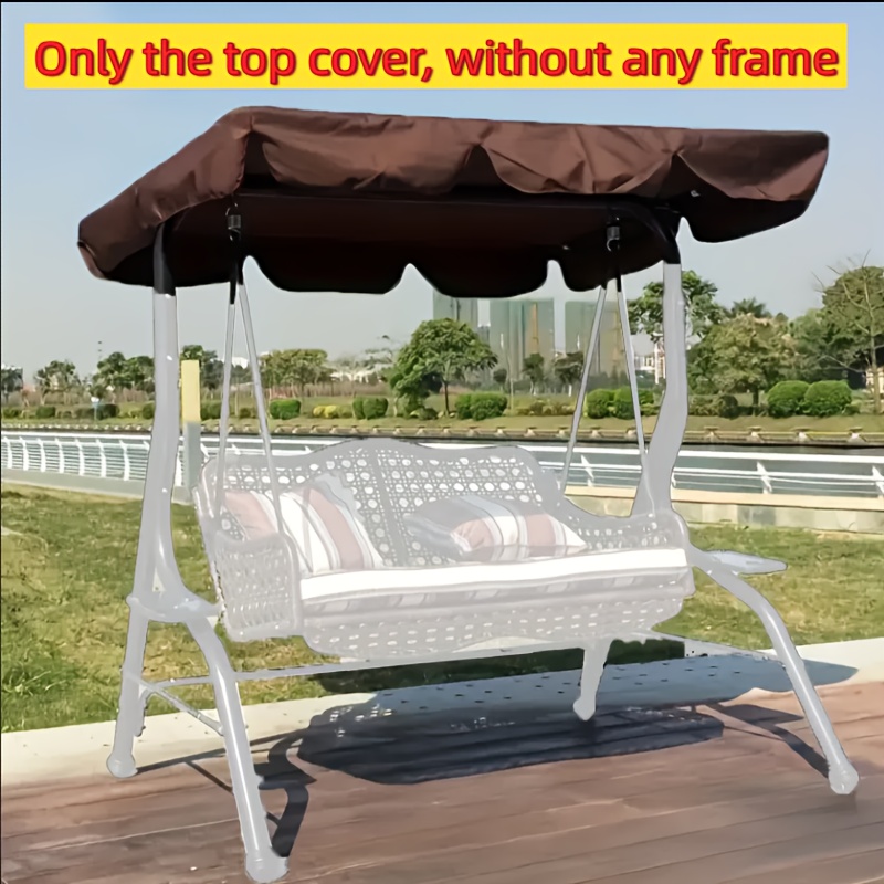Outsunny Outdoor Swing Chair Canopy Replacement Swing Canopy Frame