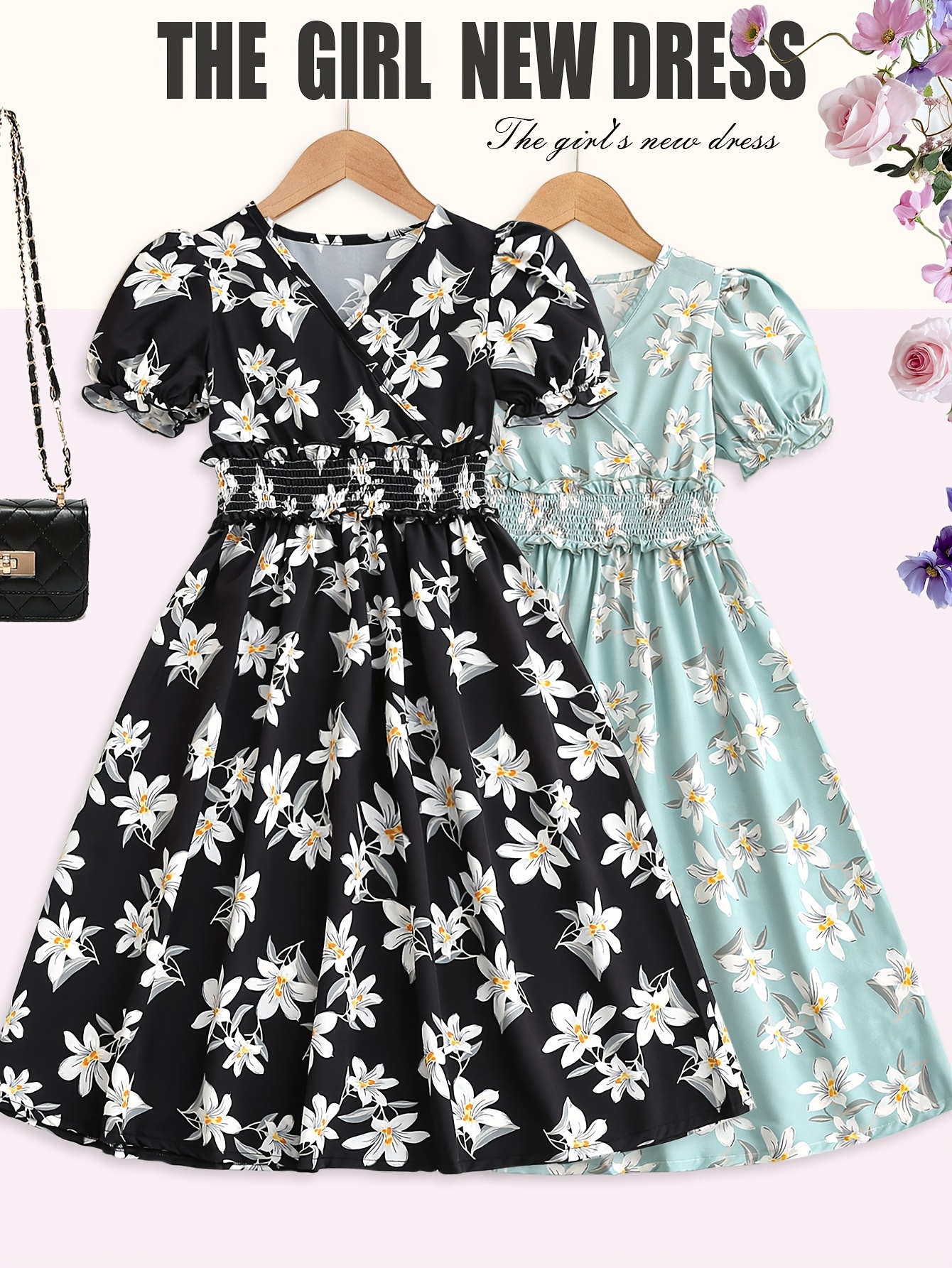 junior casual fall dresses Icy Periwinkle Gown– Teuta Matoshi main image 1