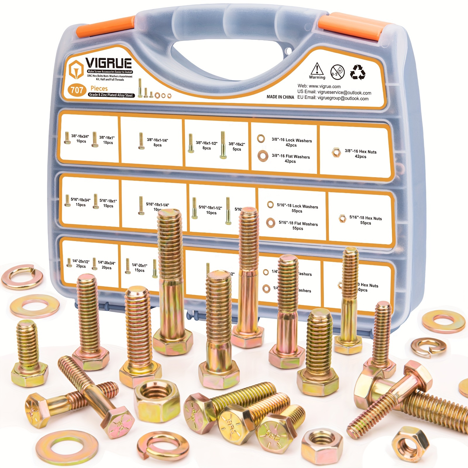 Mecion 10 Pcs M6 x 45mm Socket Over item handling Crib Zinc Plated Hex Screws
