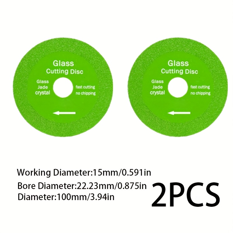 Image of Keraform 2pcs/4pcs/6pcs/8pcs Diamond Glass Cutting Discs - Multi-functional Saw Blades For Precise Cutting & Polishing Of Ceramic Tiles And Tempered Flooring