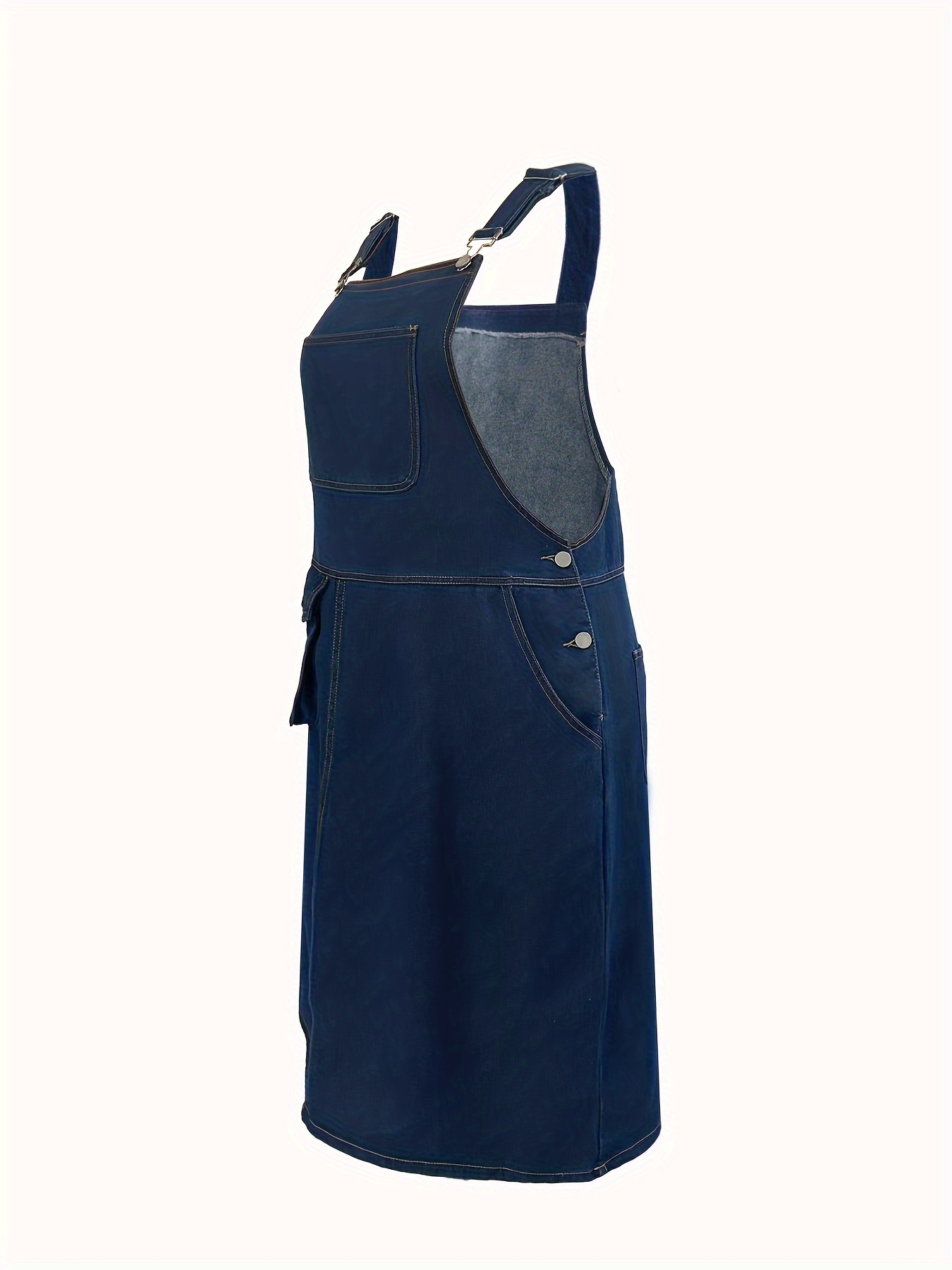 white christmas dresses Strawberry Denim Pinafore Dress – Hell Bunny