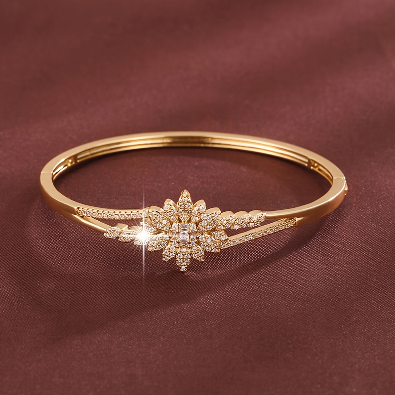 Flower Zirconia Bracelet for Women