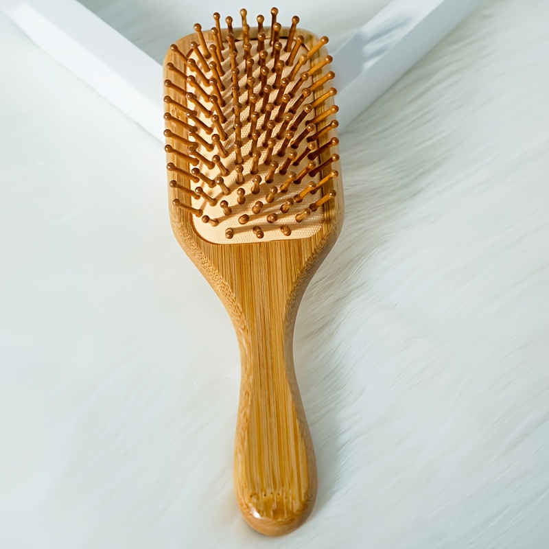 

1pc Wooden Hair Brush Professional Air Cushion Comb Scalp Massage Hair Brush For All Hair Types