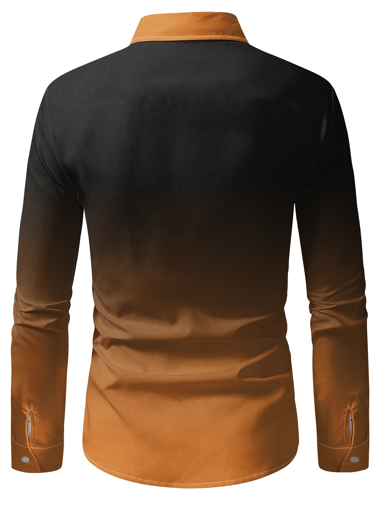 Men'S Stylish Print Shirt, Casual Breathable Long-Sleeve Button-Up with a Collar for Spring And Autumn.