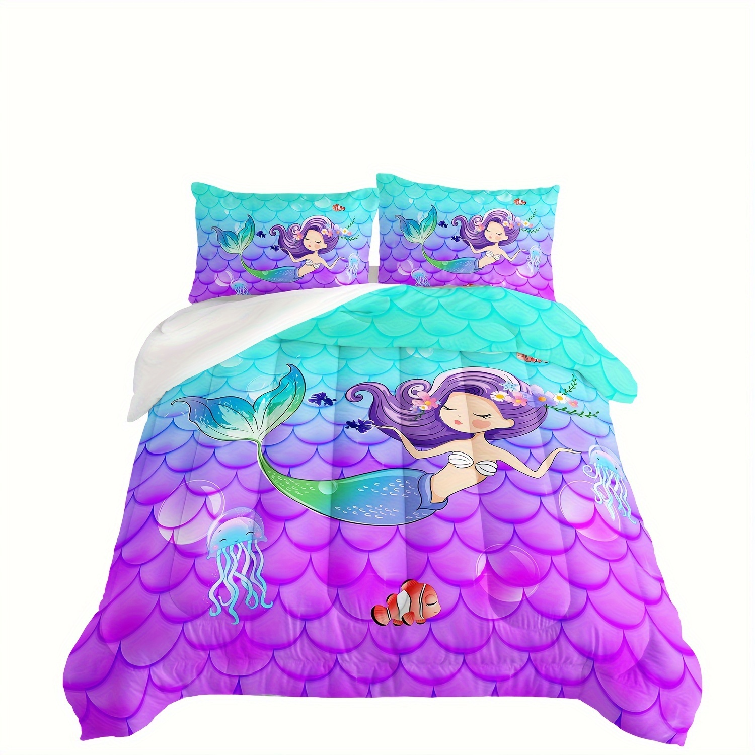 Mermaid bedding full size best sale