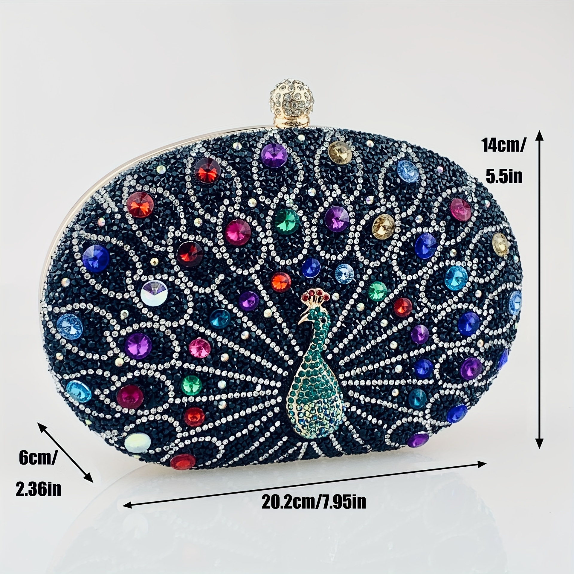 Peacock clutch best sale