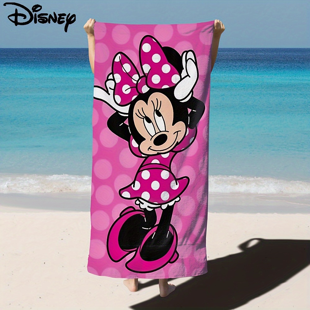 

1pc Beach Towel, Beach Towel, Soft Touch Super Absorbent Quick Drying Pool Towel, For Travel Camping Bathroom, Cute Cartoon Beach Towel