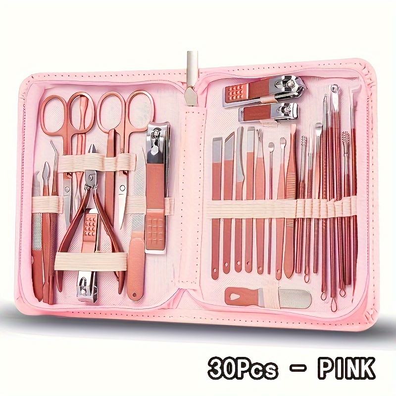 

Nail Clippers Manicure Tool Set With Portable Travel Case, Cuticle Scissors, Cuticle Nippers And Cutter Set, Nail Clippers Pedicure Kit