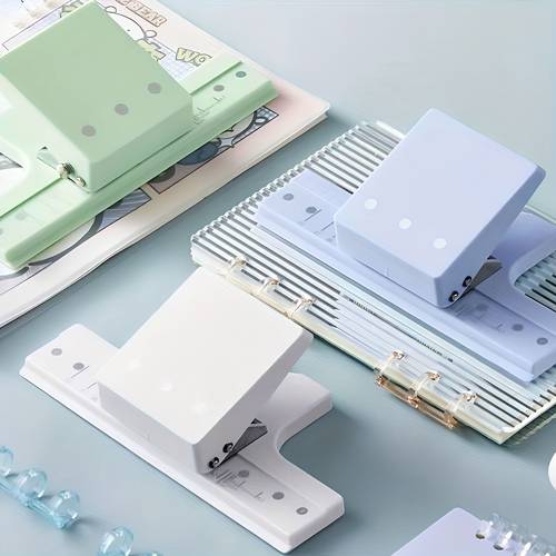 . multifunktionaler 3-lochstanzer, mini-handlochschneider, kapazität für die bindung von 6 , für scrapbooking und papierbasteln