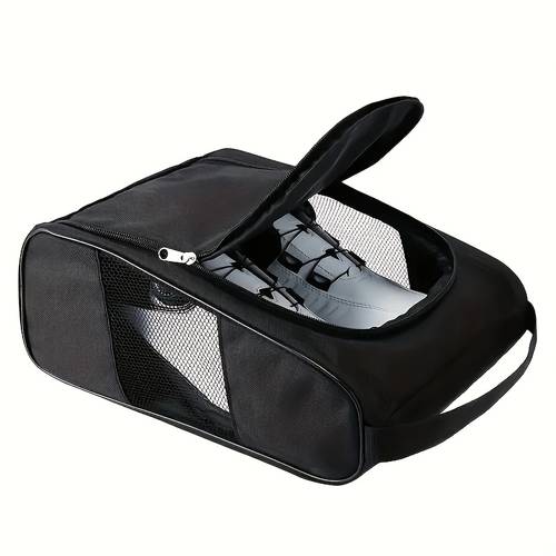 premium odor resistant golf shoe bag breathable mesh travel shoe organizer for men women ventilated sports shoe storage for gym travel