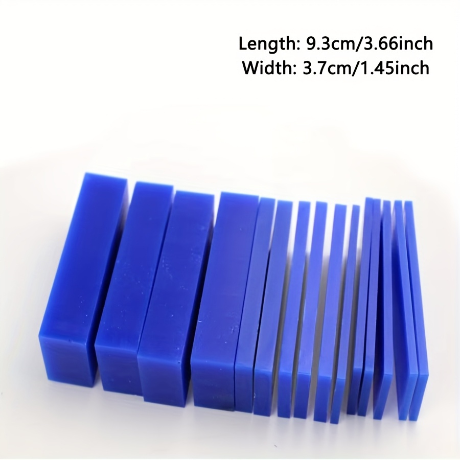 Blue Wax Block Carving Wax Block Sieraden Carving Tool Making Model Professionele accessoire Sieraden maken Tool Sieraden maken Accessoire(15 kleine stuks
