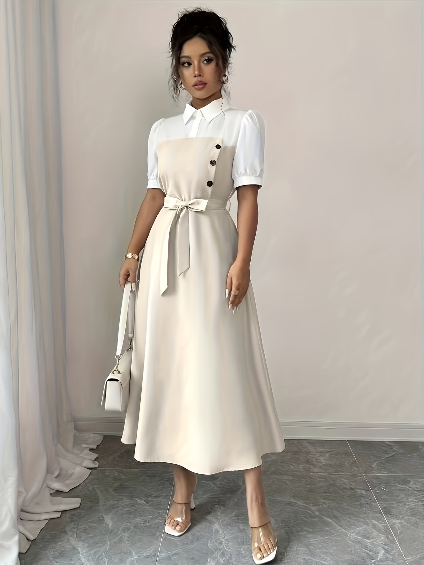 sachin and babi light blue dress Women's Long Sleeve Maxi Dresses and Full-Length Dresses