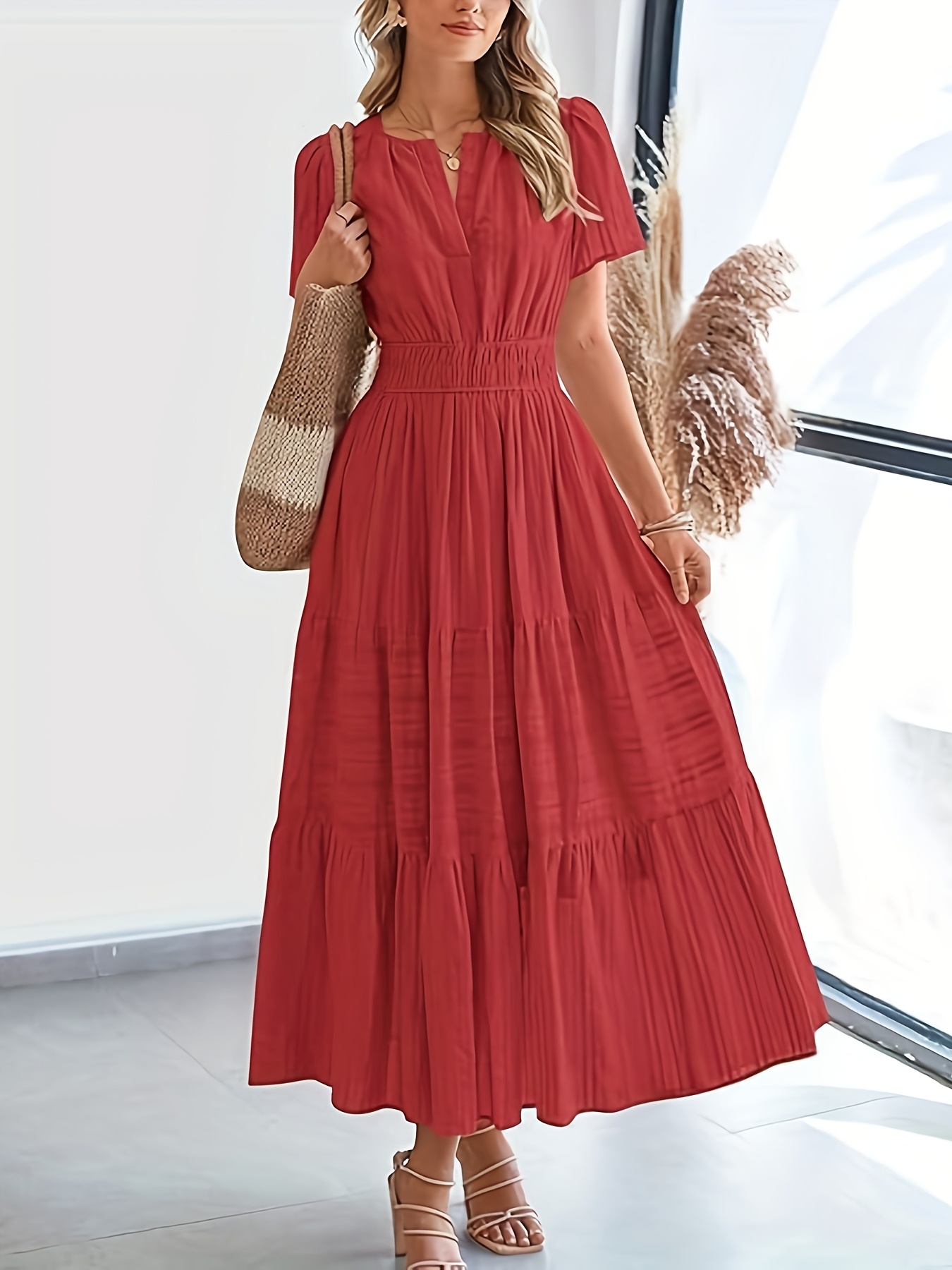 empire waist dress sold on Temu United States
