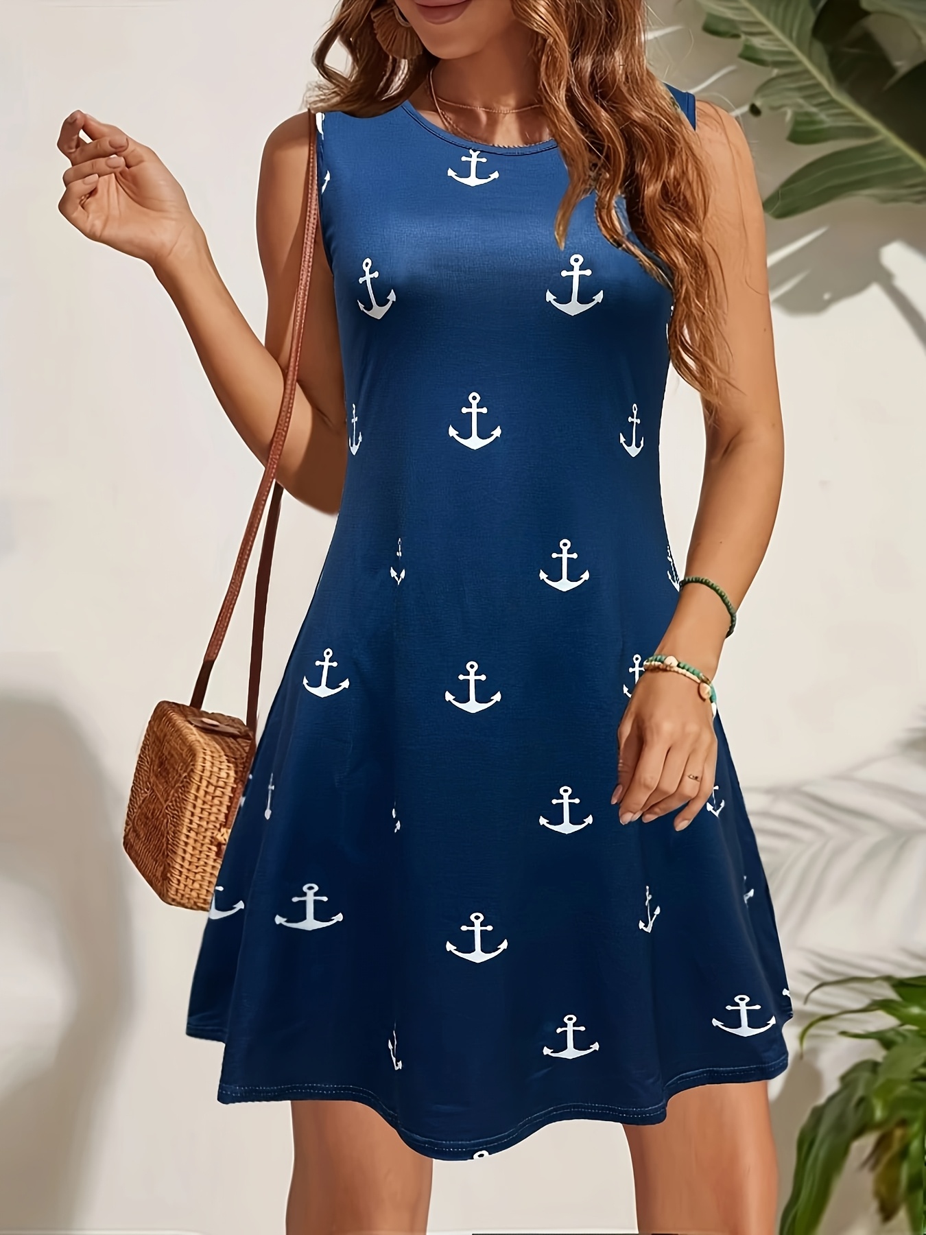knee length dresses for ladies Rylee & Cru Women's Tiered Maxi Dress in Nautical Stripe