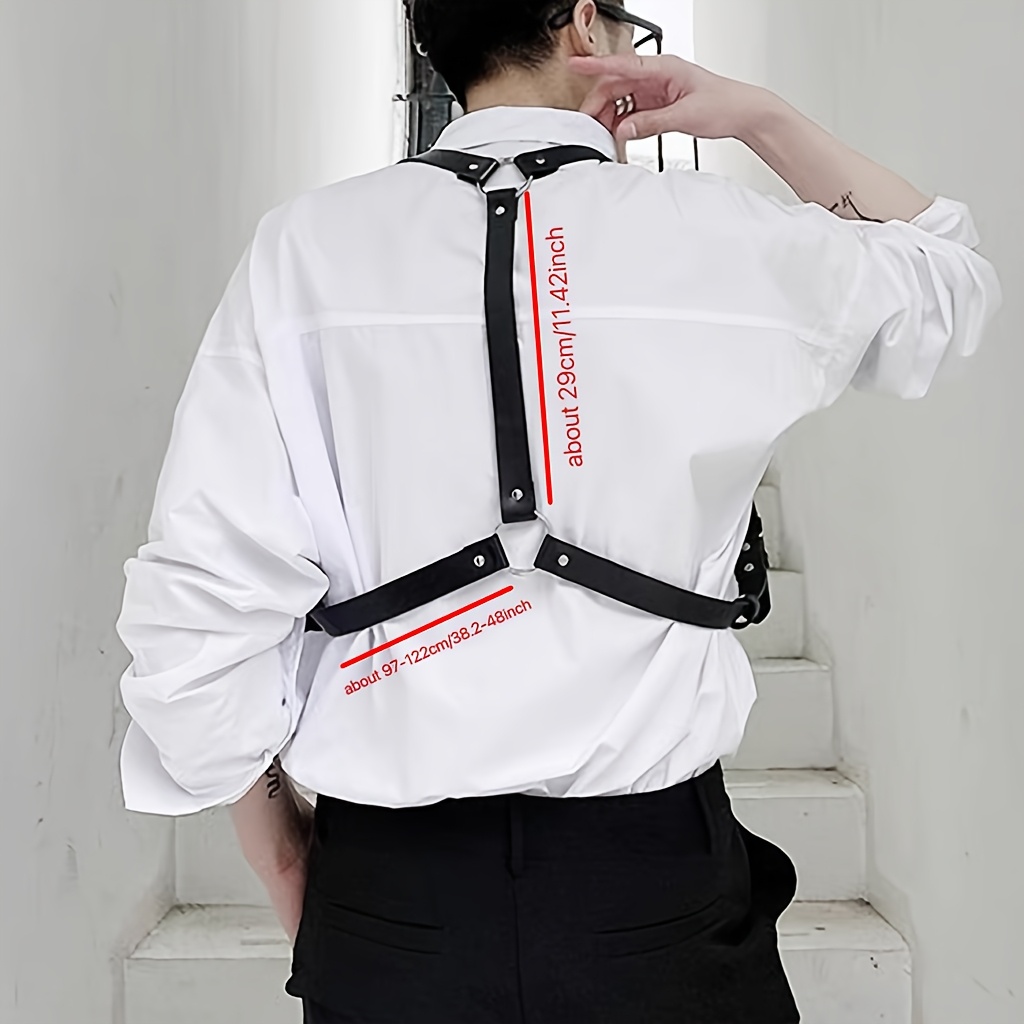 Edgy Adjustable Shirt Cumberbund Belt with Studs & Metallic Buckle