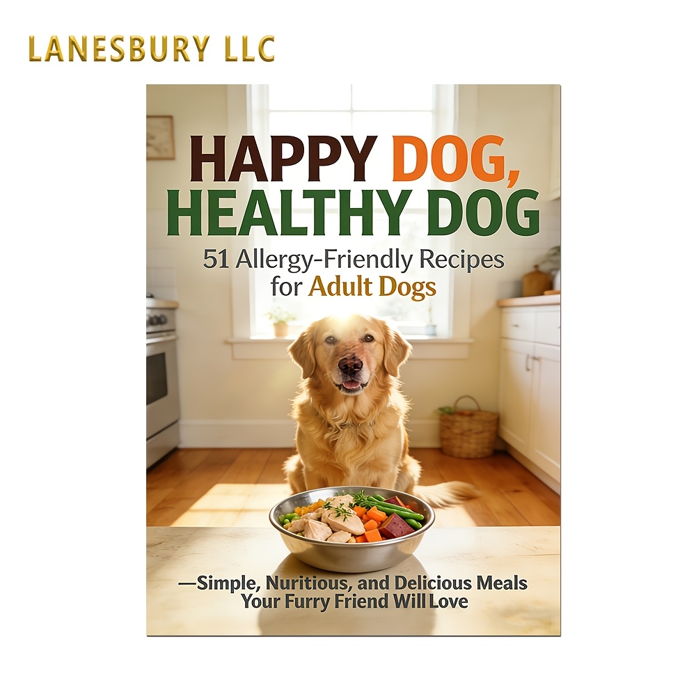 HAPPY DOG, HEALTHY DOG: 51 Allergy-Friendly Recipes for Adult Dogs—Simple, Nutritious, and Delicious Meals Your Furry Friend Will Love