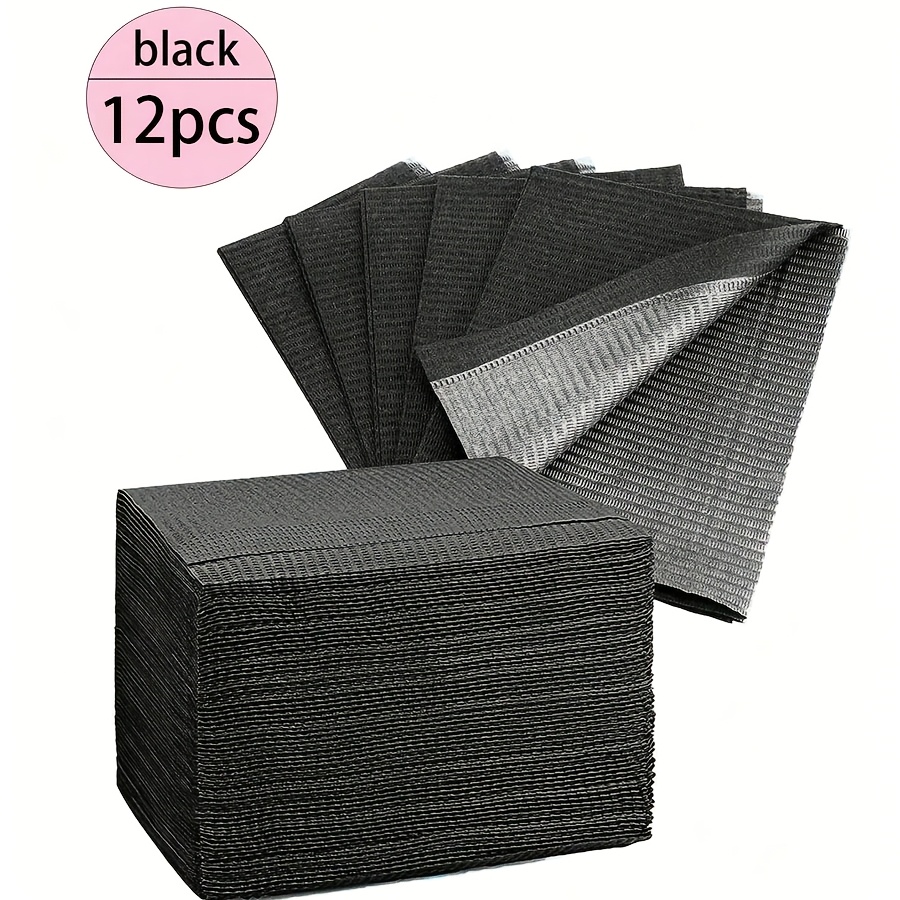 TEMU 28/24/12pcs Disposable Nail Art Table Mats | Waterproof And Oil-resistant Surface Protectors For Tattoo And Eyelash Extension Makeup, Suitable