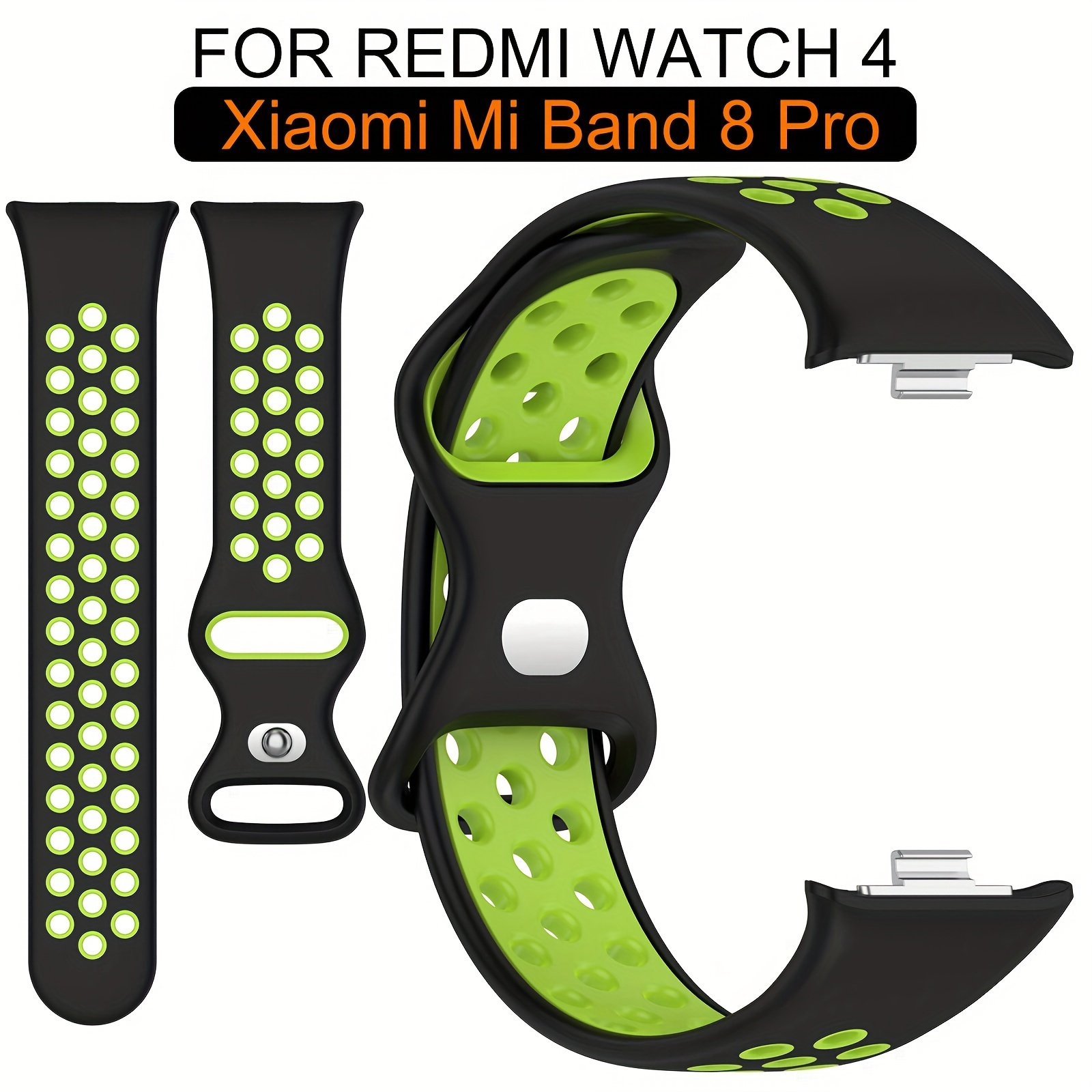 

Bracelet de sport en silicone pour Xiaomi Pro : Accessoires de bracelet pour Watch 4 - Étanche, fermoir à bouton-poussoir, aucune pile incluse