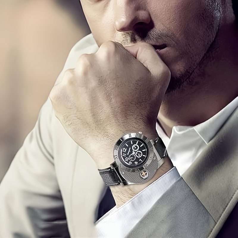 cigarette lighter wrist watch 1 watch lighter a windproof usb rechargeable
