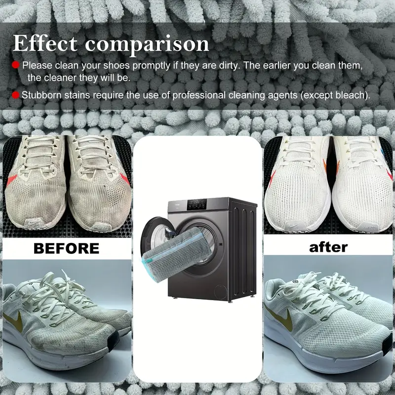 The best washer settings for different shoe materials