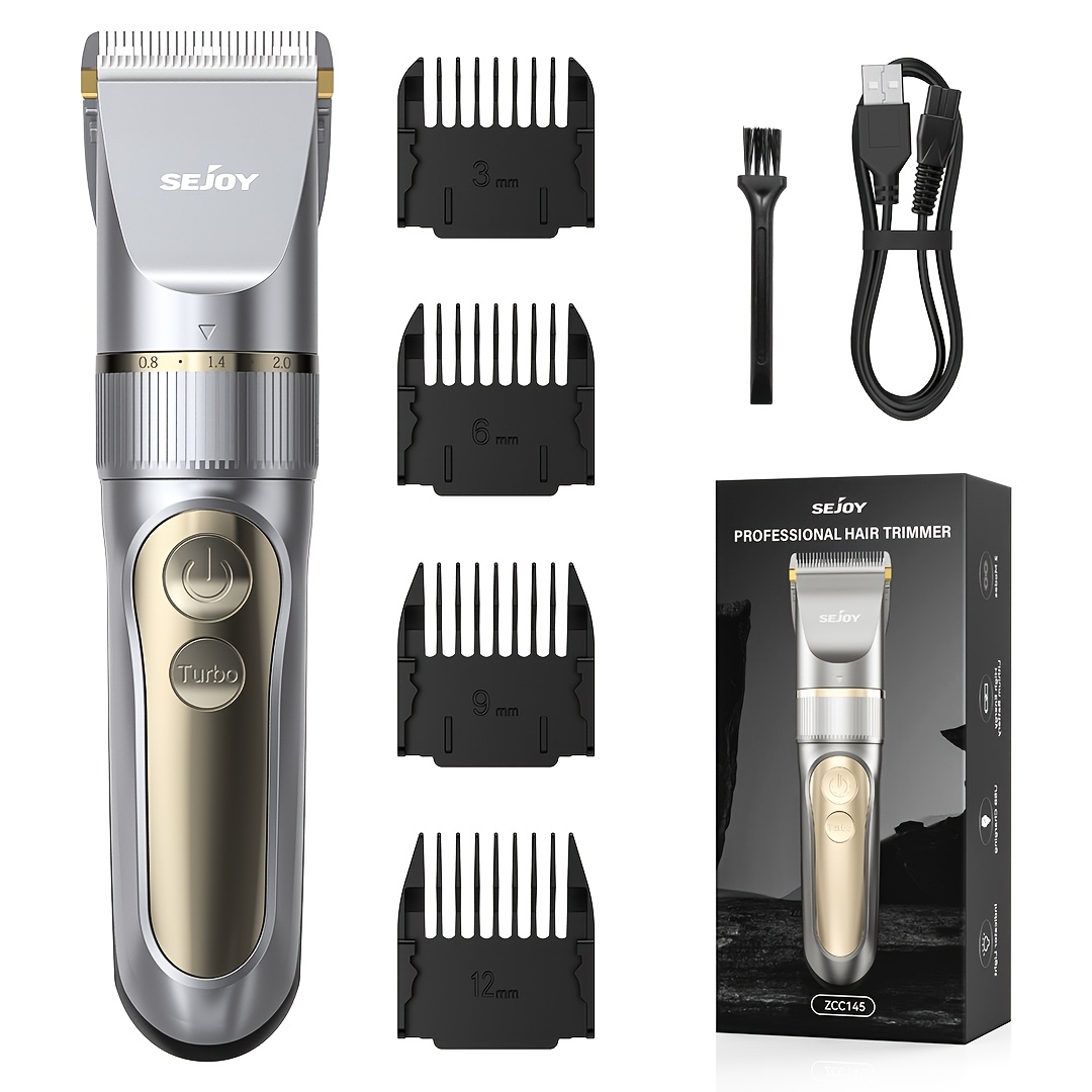 Image of Professional Hair Clippers For Men, Barber Clippers For Hair Cutting, Hair Trimmers Cordless For Men Beard Trimmer, Wireless Haircut Grooming Kit
