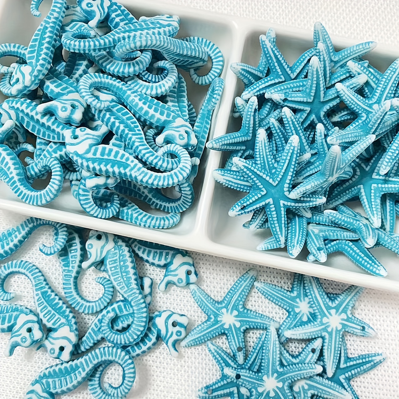 

10pcs Handmade Bohemian Beach Seaside Starfish Pendant Accessories Jewelry Bracelet Necklace Earrings Clothing Crafts Handmade Accessories