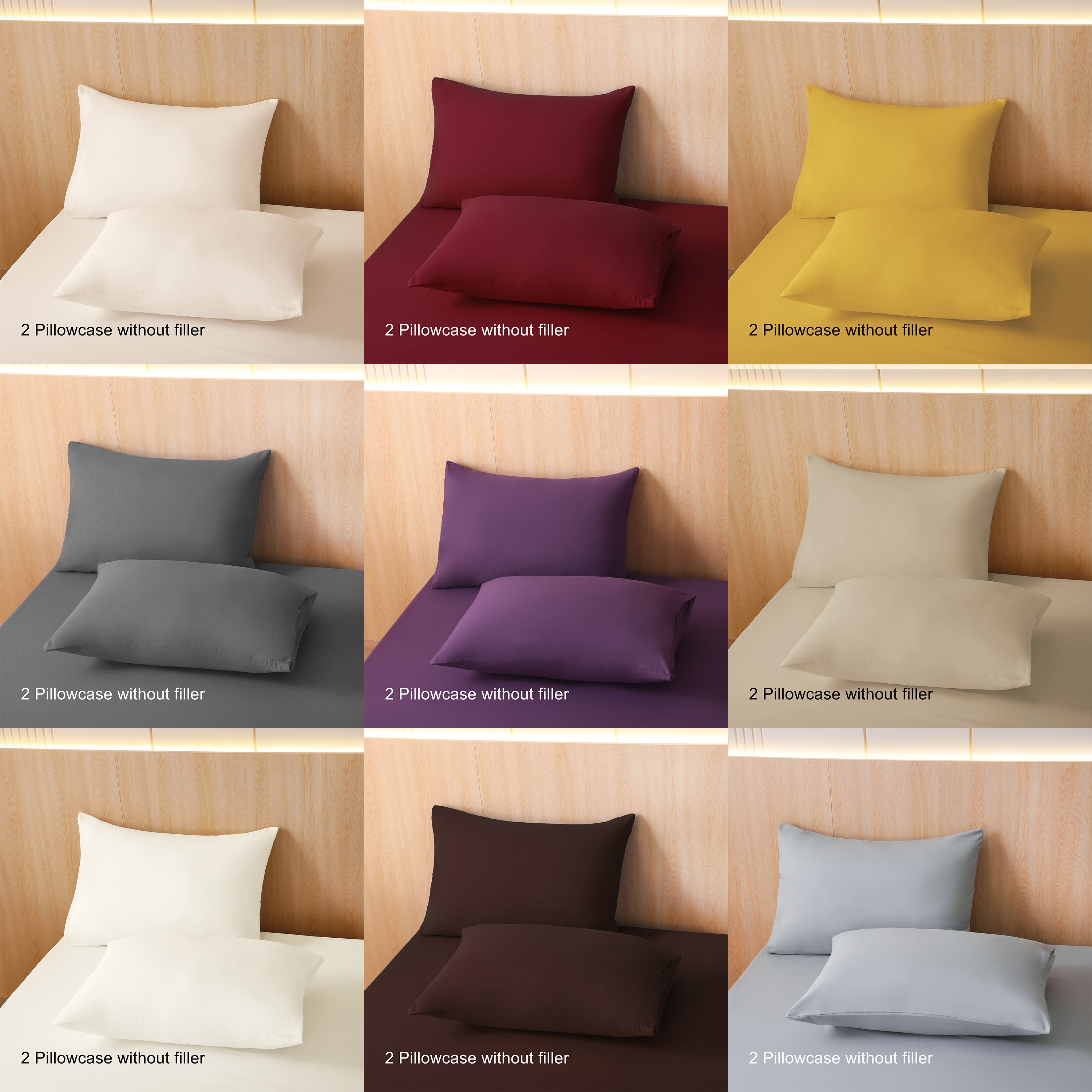 

2pcs 90gsm Pillowcases ( ), For Use, - And Comfortable , Washable, Suitable , And Pillowcase