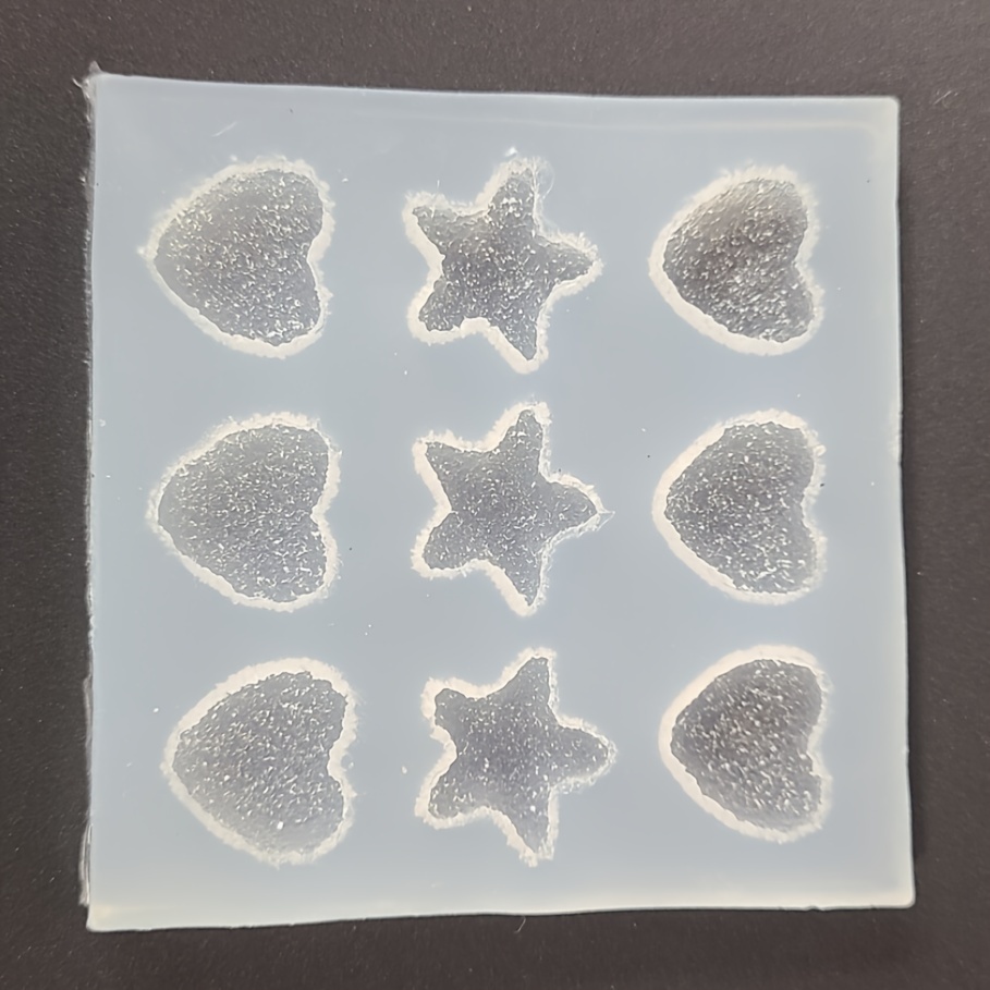 Silicone Heart Earrings Mold. Mold For Epoxy Resin. Heart Shaped Jewelry Earrings Mold For Diy Crafting