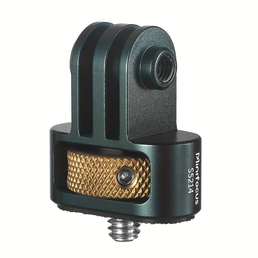 aluminum cnc 1   adapter for gopro hero 12 11 10 9 8  360 x4 x3     and more standard 1 4 accessories details 1
