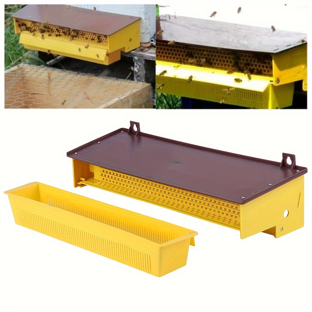 

Trap For Bee Hives, Collector, Removable Plastic Pollen Trap With Ventilated Pollen Tray For Beekeeping Supplies