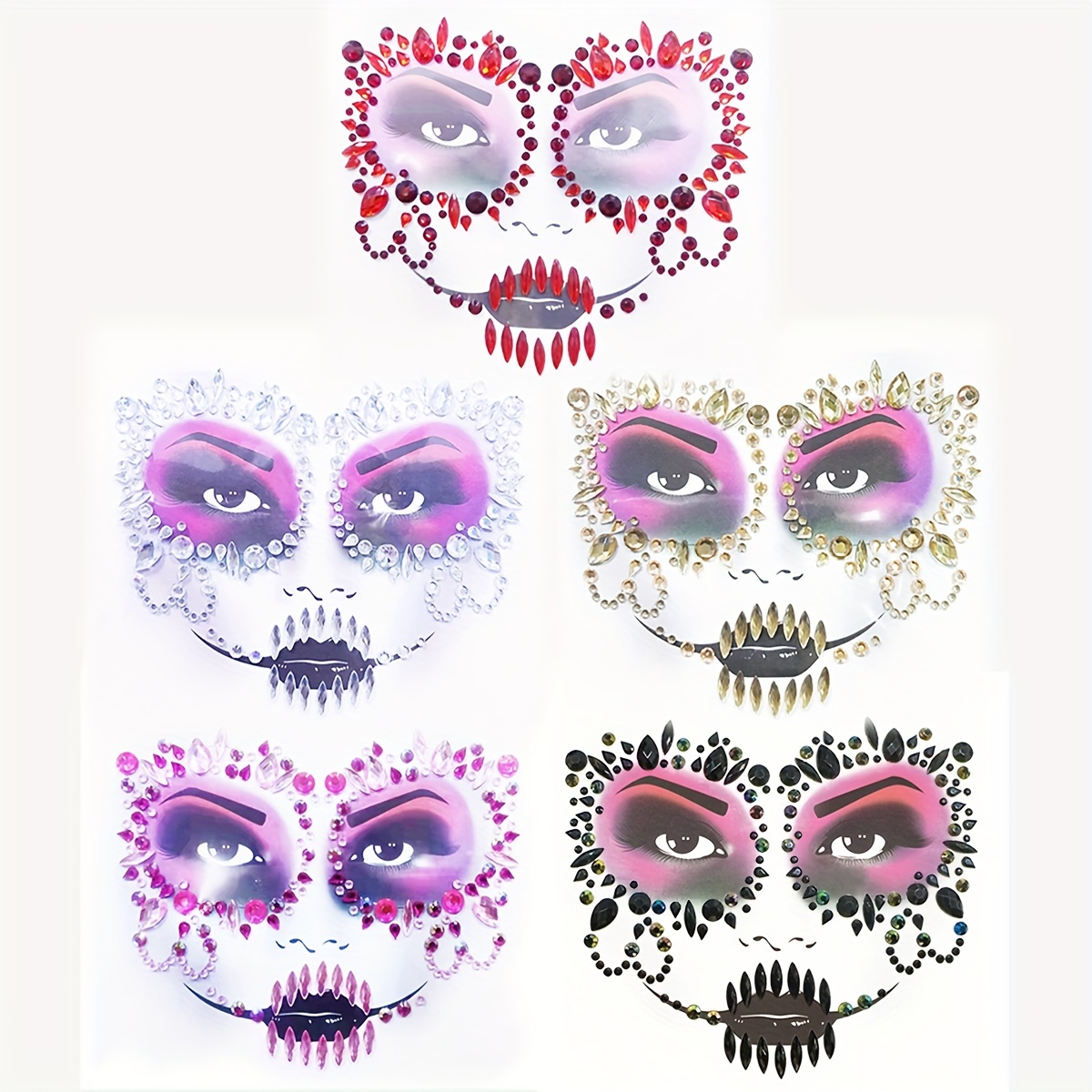 

1 Piece Festive Face Sticker, Abs Self-adhesive Party Decoration For , Christmas, Festivals