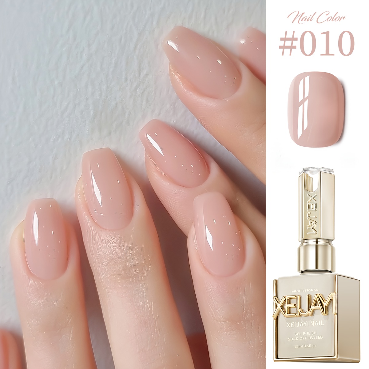TEMU 6 Colors 15ml Gel Nail Polish Soaking Led Nail Gel Female Nail Art Tools For Nail Art For Fashion