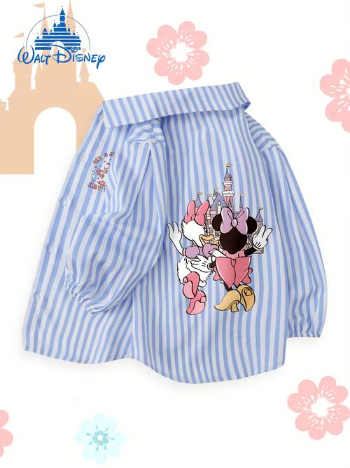 spring autumn boys long sleeve shirt cars and cute cartoon double sided print striped shirt unisex for boys and girls fashionable and trendy versatile and casual suitable for children and teens 14