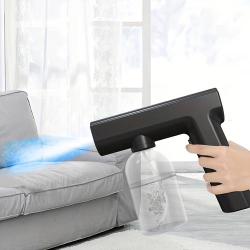 25th Anniversary New Electric Nano Cleaner, Blue Light Steam Atomizer, Rechargeable Handheld Wireless Sprayer, USB Charging, Suitable for Indoor and Outdoor Use, Perfect Halloween Gift!, Humidifier For Room/air, Air Humidifier For Home, Diffuser For Home Fragrance, Essential Oil Diffuser