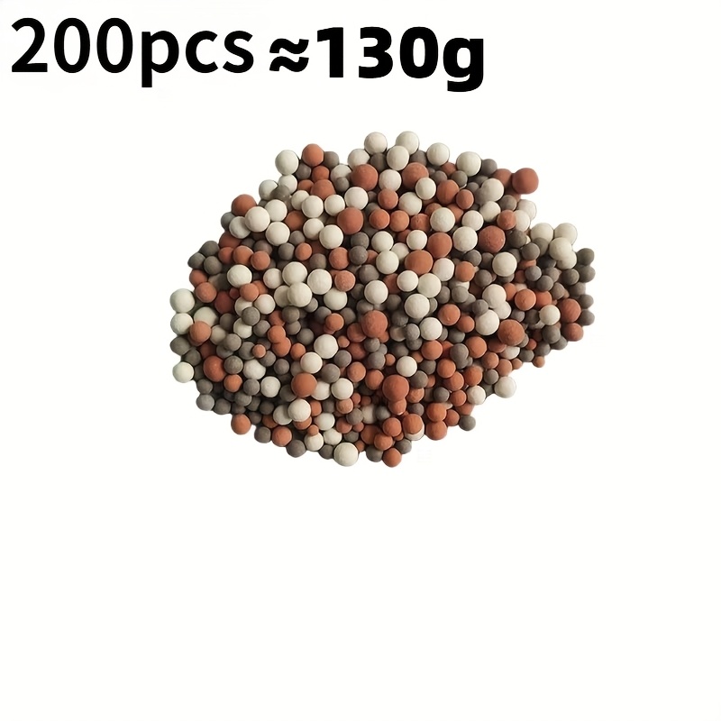 100pcs/200pcs Aquarium Fish Tank Shrimp Tank Purifying Supplies, Fish Tank Decoration, Suitable For Freshwater Aquarium Mineral Supplement Base Material Decoration Water Purification Ph Balance