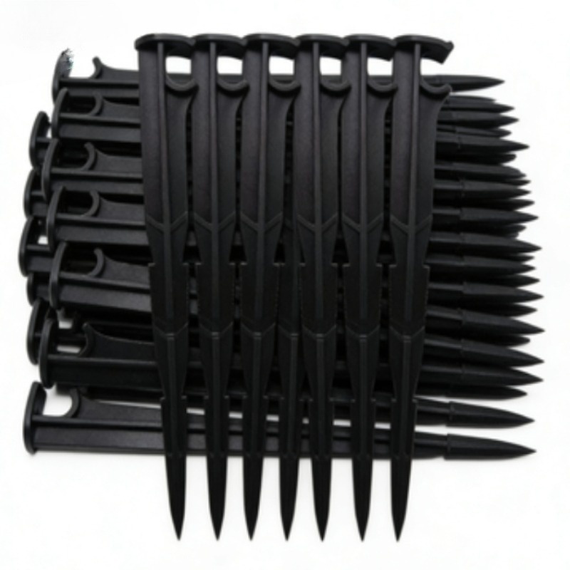 TEMU 50pcs Pack Of 16mm Hose Clamps, Featuring An Improved Grip Design; Versatile Support Brackets/drip Hose Clamps/outdoor Drip Irrigation Poles,