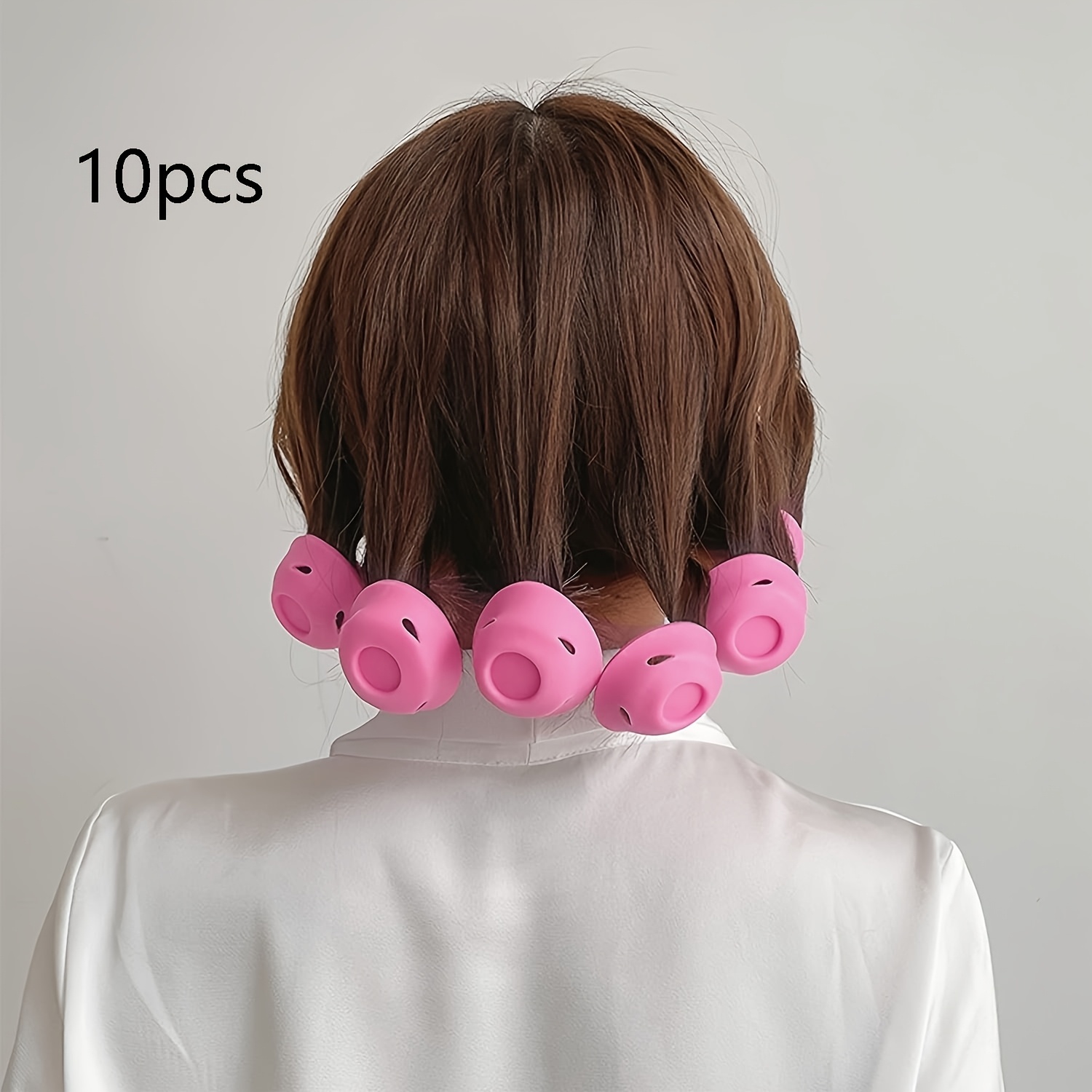 10pcs Women's Mushroom Roll Manual Heat- Curlers Suitable For All Hair Types - Heat-free Curlers For Styling And