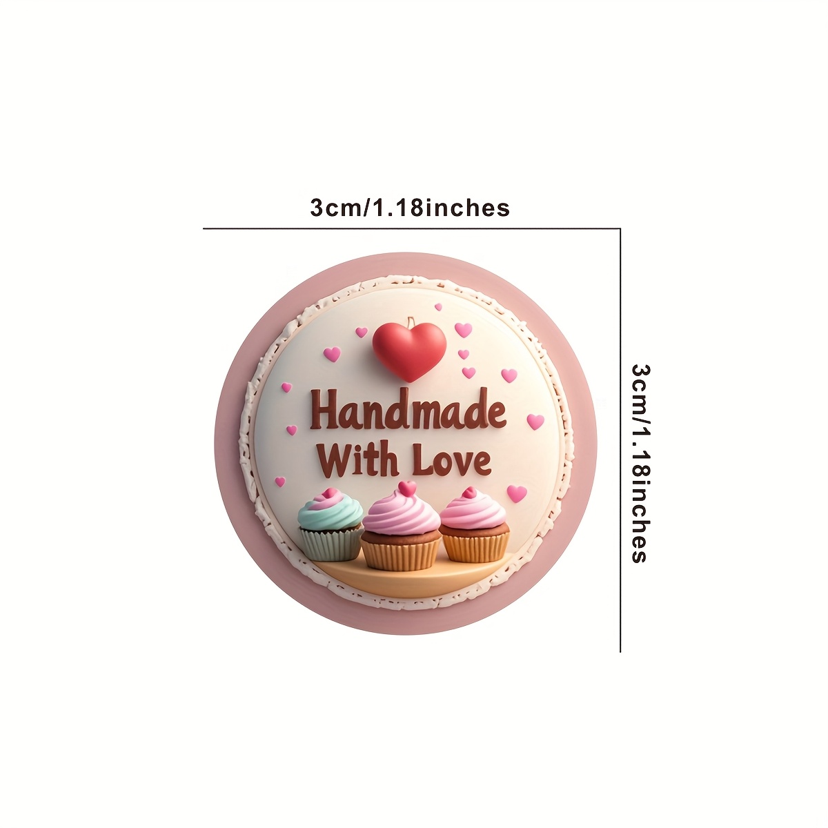 200pcs Per Pack, Baking Packaging, Bread Stickers For Small Baking Businesses, Sealing Stickers Suitable For Gift Wrapping, Online Retailers, Local Shops, Giveaways, And Handmade Products