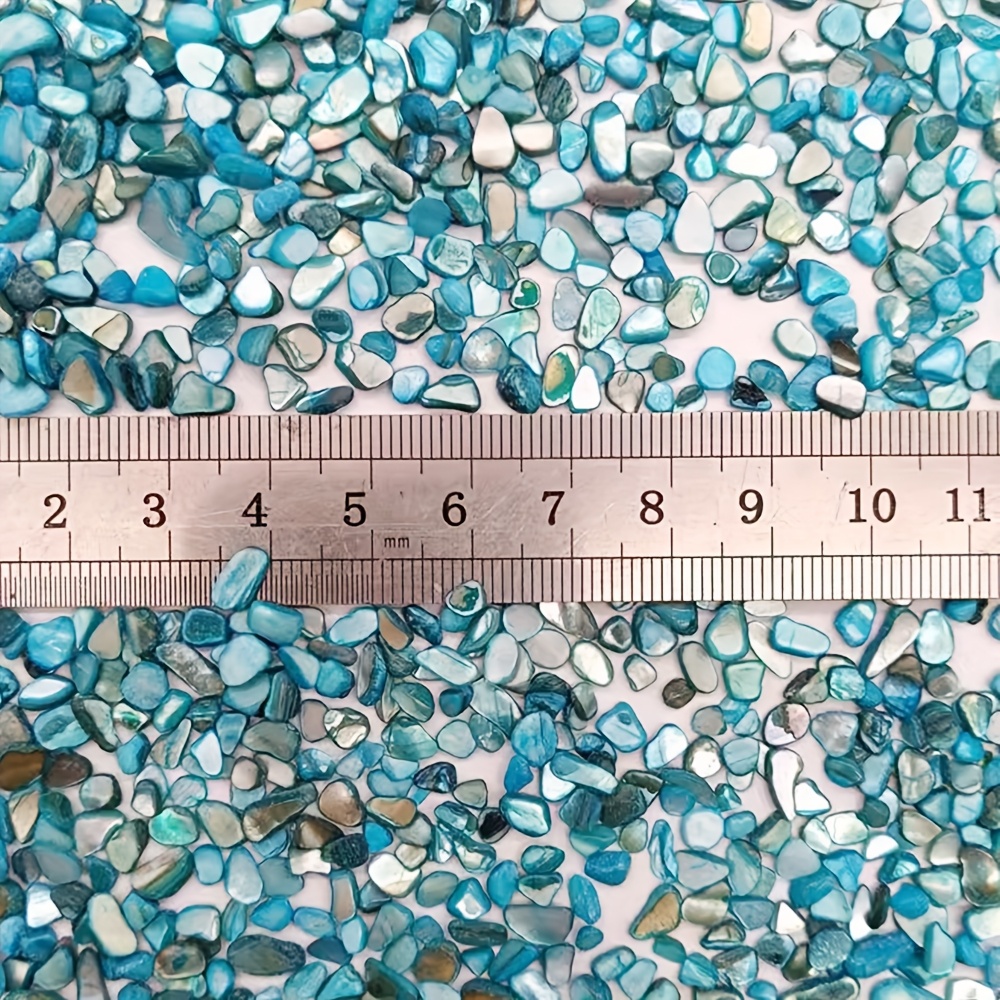 280pcs Natural Abalone Shell Chips for DIY Crafts