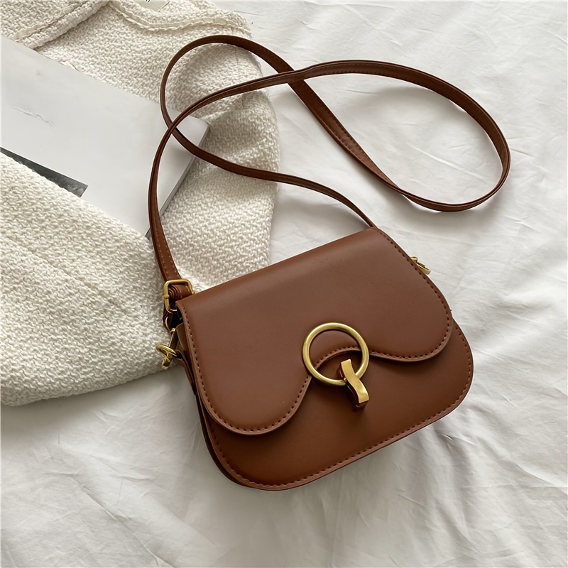 Image of Vintage Crossbody Bag For Women, New Fashionable Easy Single-shoulder Casual Commuter Handbag