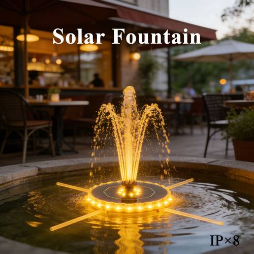 solar bird bath fountain pump ipx8 3 5w with led lights freestanding floating water pump for outdoor garden pond pool patio
