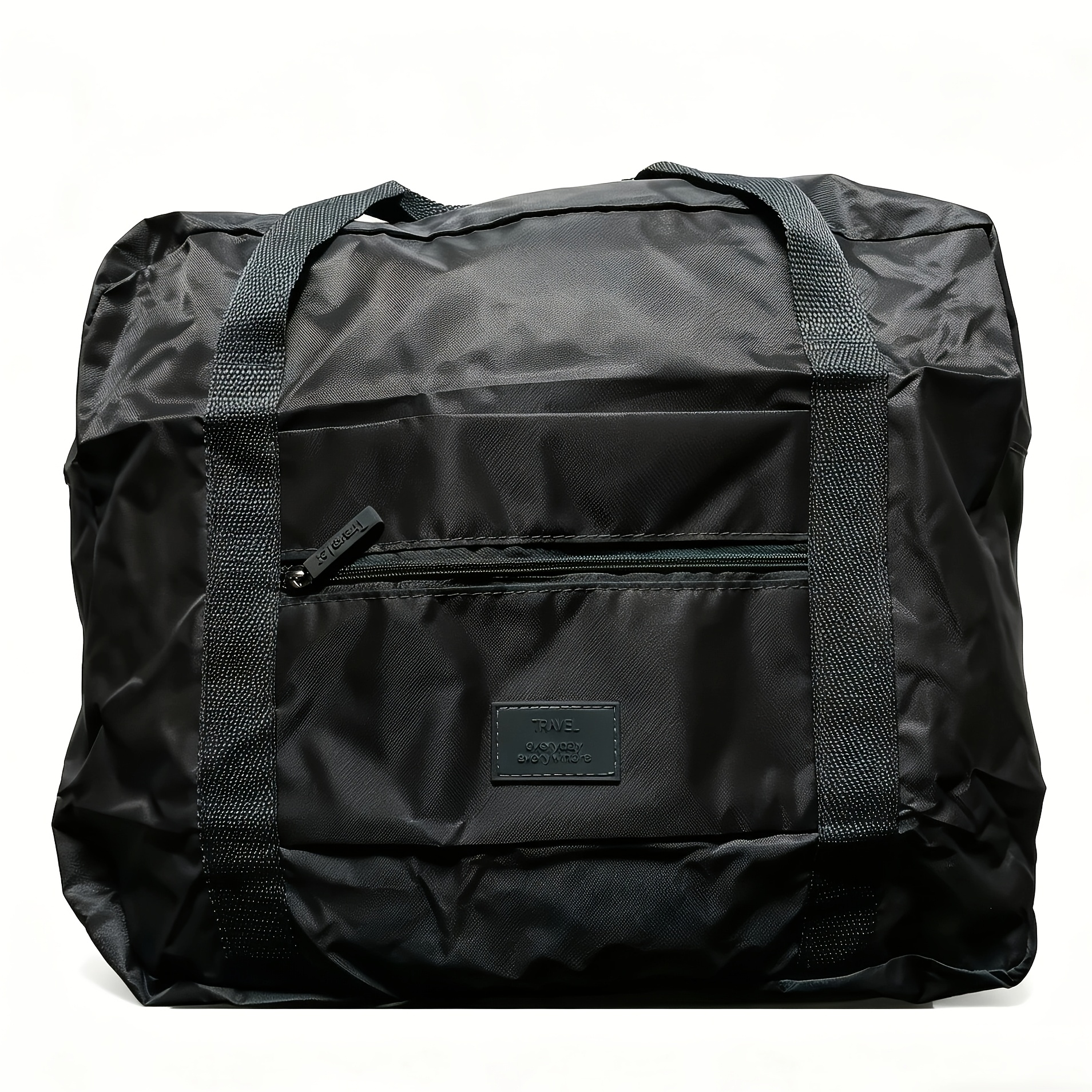 1pc Spacious Travel Bag, Collapsible Duffle Bag For Luggage