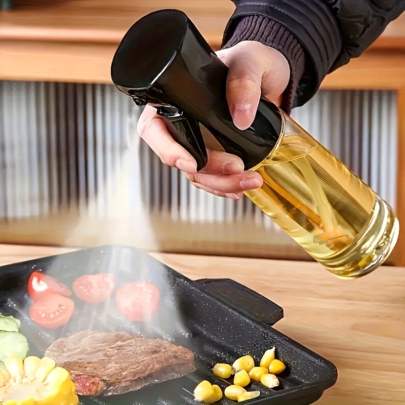 1pc Olive Oil Spray Bottle, Suitable For Use In Grilling, Air Fryer, Camping And Picnic Cooking Utensils - Controls The Amount Of Oil, Made Of Durable Pp Food-grade Material With A Spray Nozzle Design